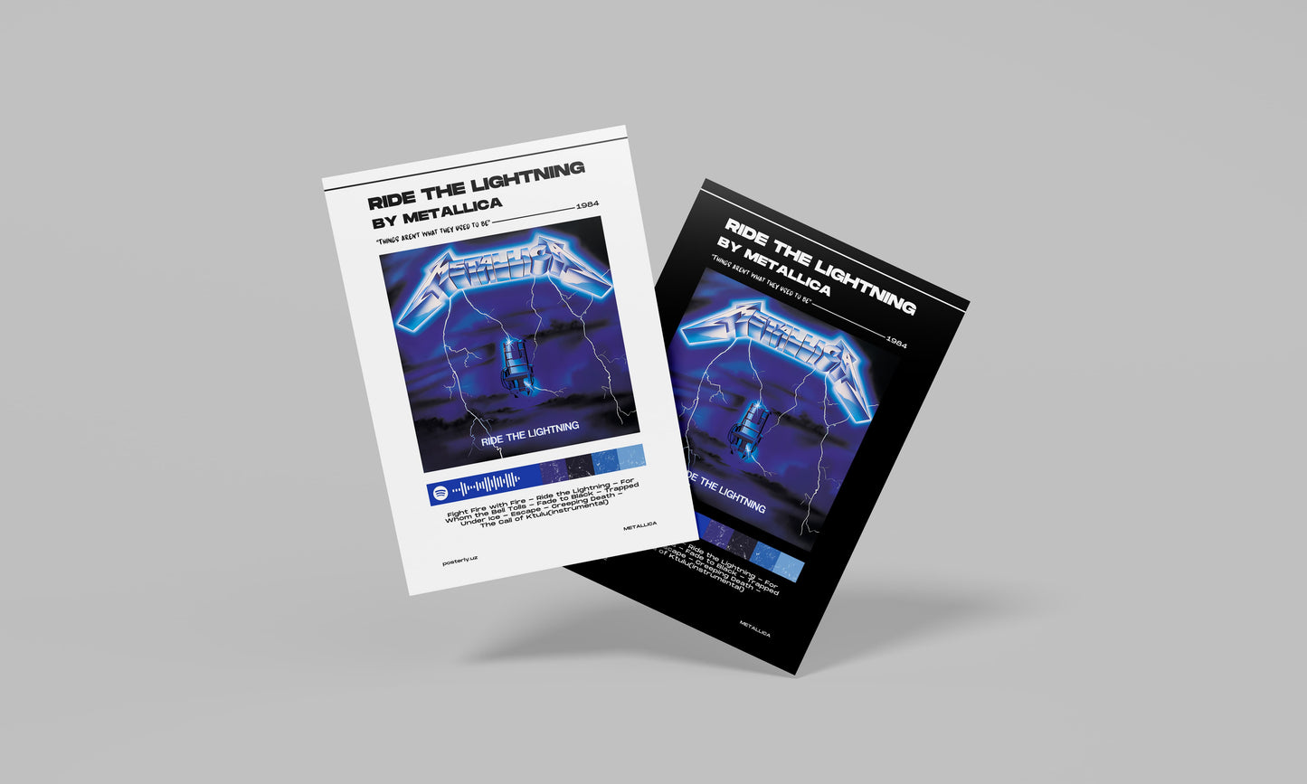 Ride The Lightning x Metallica