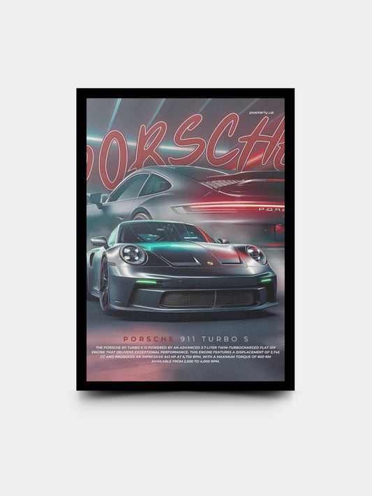 Porsche 911 Turbo S (Silver)