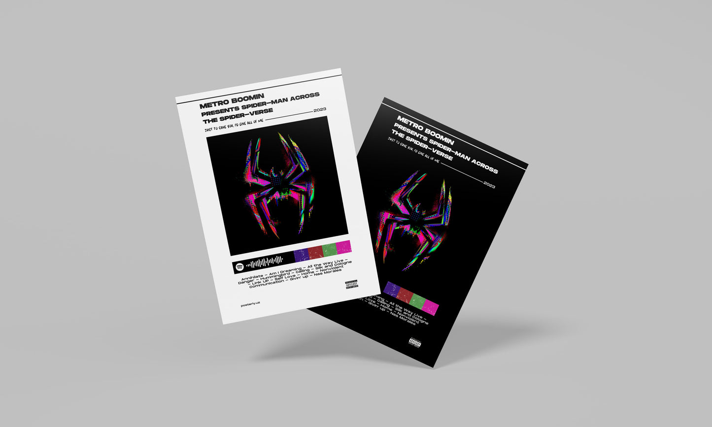 Metro Boomin presents sipder-man across the spider-verse