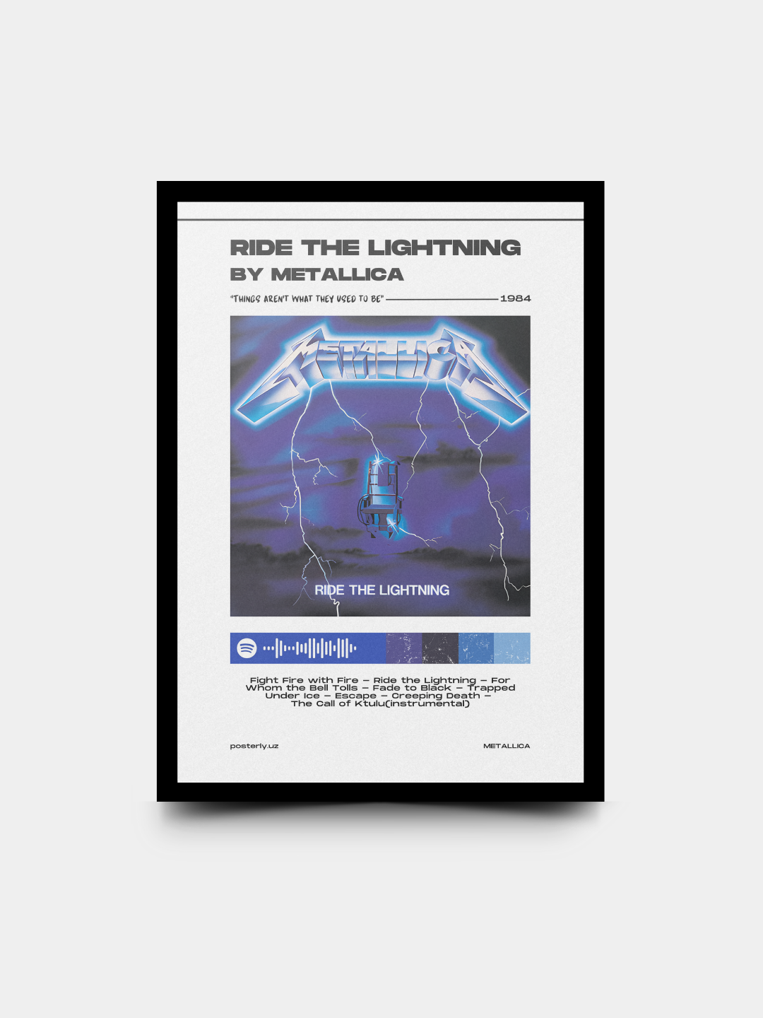 Ride The Lightning x Metallica